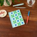 A6 Notebook - Blue And Green Daisy
