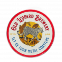 Metal Coasters - Old Leopard Brewery (set Of 4)