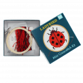 Mini cross-stitch kit - Ladybird