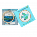 Mini cross-stitch kit - Blue bird