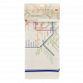 Cotton tea towel - TfL Heritage Tube Map