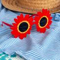 Funglasses - Red sunflower sunglasses