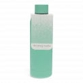 Rubber coated steel bottle 500ml - Mint green
