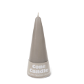 Small cone candle - Light Grey 