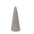 Small cone candle - Light Grey