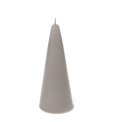 Small cone candle - Light Grey 