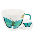 New bone china mug - Butterfly