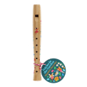 Children's wooden recorder - Fairies in the Garden