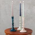 Mixed Enamel candlestick 19cm