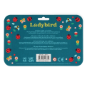 Stick on earrings (30 pairs) - Ladybird