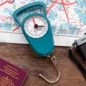 Travel scales with tape measure - Petrol blue