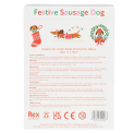 Temporary tattoos - Festive Sausage Dog