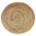Round water hyacinth trays (set of 2)