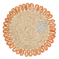 Corn husk placemat - Orange