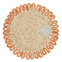 Corn husk placemat - Orange