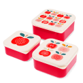 Snack boxes (set of 3) - Vintage Apple