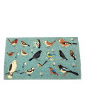 garden birds design doormat surface