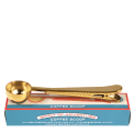 Spirit of Adventure coffee scoop with bag clip on top of box