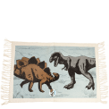 Prehistoric Land Dinosaur Cotton Rug