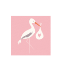 Pink Stork Card