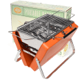 Portable Suitcase Bbq - Burnt Orange
