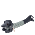 Sausage Dog Draught Excluder - Green Jumper