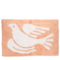Tufted cotton bath mat - White dove
