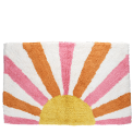 Tufted cotton bath mat - Sunset