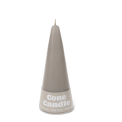 Small cone candle - Light Grey