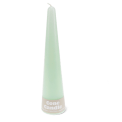 Tall cone candle - Mint green