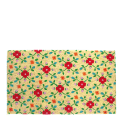 coir doormat floral print