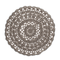 Crochet placemat - Grey