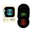 Silicone coasters (set of 6) - Vinyl record 