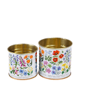 Mini storage tins (set of 2) - Wild Flowers