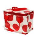Red On White Spotlight Lunch Bag