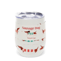 Travel cup 350ml - Sausage Dog (pattern)