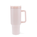Travel tumbler with handle (1.2Ltr) - Light pink