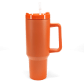 Travel tumbler with handle (1.2Ltr) - Orange