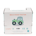 Wooden push along vehicle toy - Tractor (green)