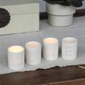 Glossy ceramic tealight holders (set of 4) - HOME