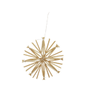 Straw star decoration (8cm)