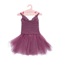  Crochet dress (3-4 years) - Damson purple