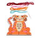 Learn to sew wooden hand-stitch set - Tiger