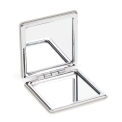 Square pocket mirror - Pink and green Daisy