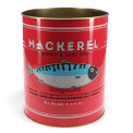 Set of 2 storage tins - fish