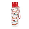 Drinks bottle with push button lid 700ml - Sausage Dog