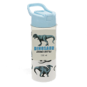 Stainless steel bottle with push button lid 500ml - Dinosaur