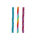 Twisted rainbow erasers (set of 3)