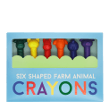 Animal head crayons (set of 6)