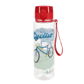 Drinks bottle with push button lid 700ml - Cyclist